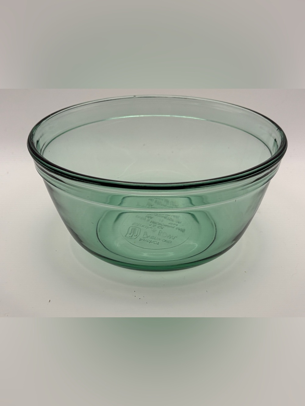 Anchor Hocking Ovenware Mixing Bowl 1.5 quart 1057 Blue Green Teal Glass